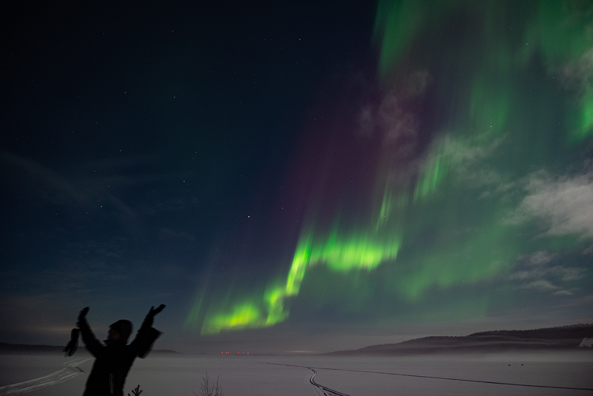 lapponia aurora boreale